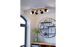 Avlånga Takspotlights|Takspot Med Minst 4 Lampor<Eglo Batallas Takspotlight 63cm Svart