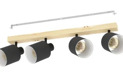 Avlånga Takspotlights|Takspot Med Minst 4 Lampor<Eglo Batallas Takspotlight 63cm Svart