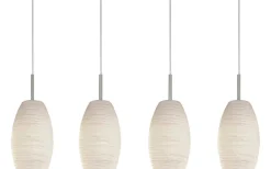 Avlånga Taklampor<Eglo Batista Taklampa 102cm Nickel/Vit