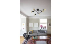 Cottex Baton Plafond 6L 68cm Svart* Sovrum|Plafonder