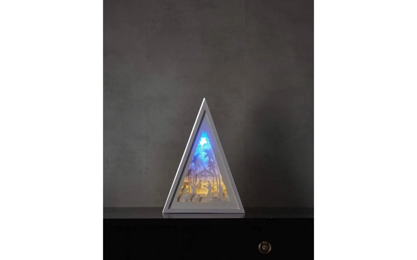 Batteri Julpynt Inomhus|Inomhusdekorationer Batteri<Star Trading Batteridriven Bordsdekoration Scenery Palmer, 30 cm