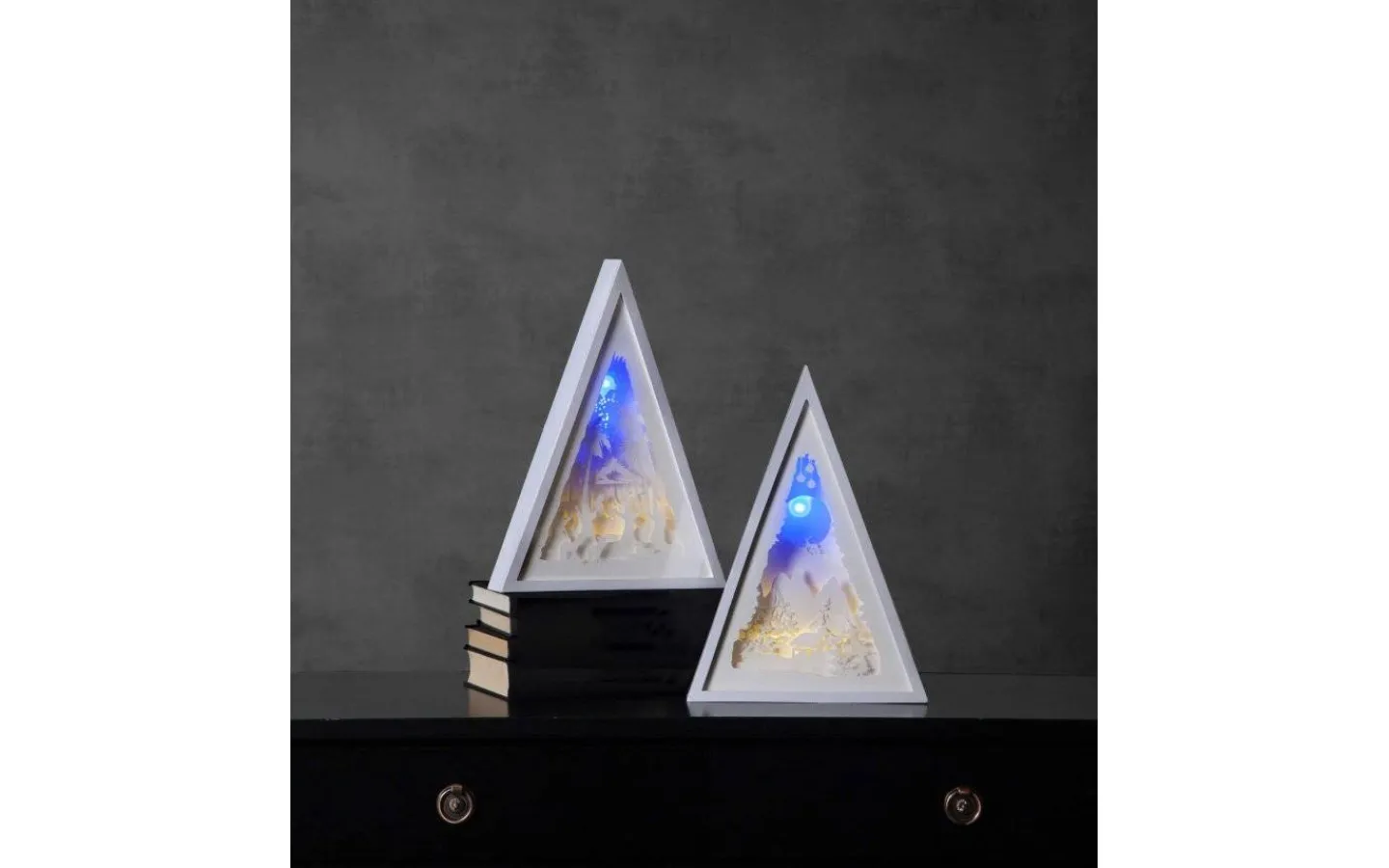 Batteri Julpynt Inomhus|Inomhusdekorationer Batteri<Star Trading Batteridriven Bordsdekoration Scenery Palmer, 30 cm