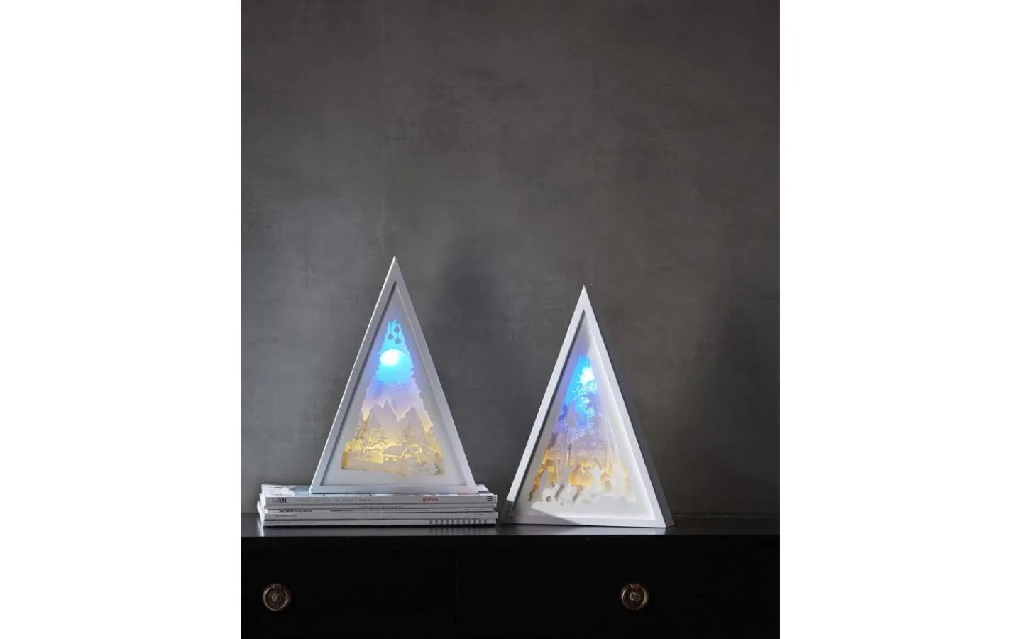 Batteri Julpynt Inomhus|Inomhusdekorationer Batteri<Star Trading Batteridriven Bordsdekoration Scenery Palmer, 30 cm