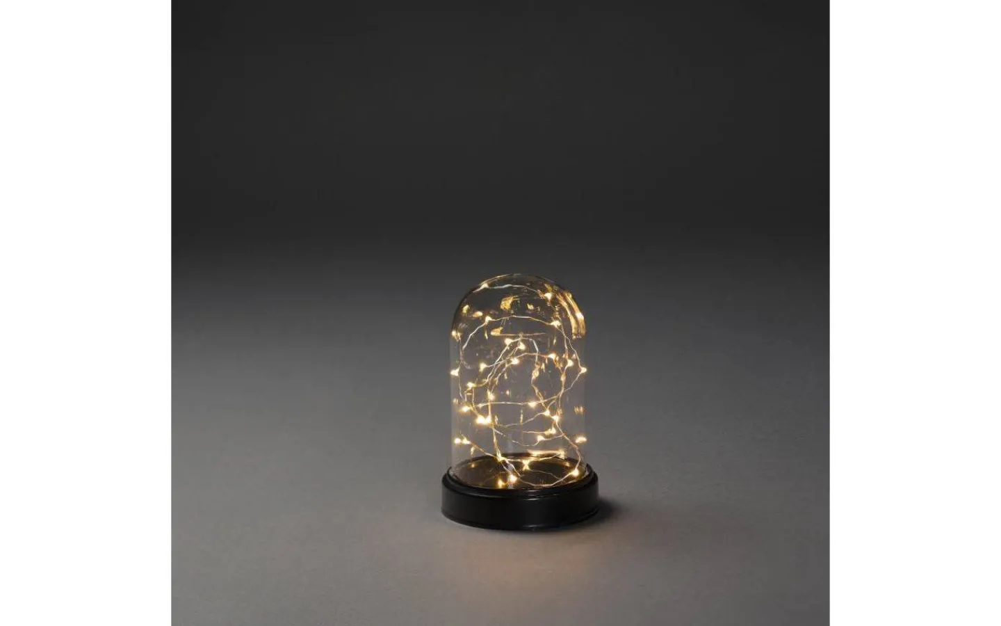 Konstsmide Batteridriven Glaskupa 17,5cm* Batteri Julpynt Inomhus