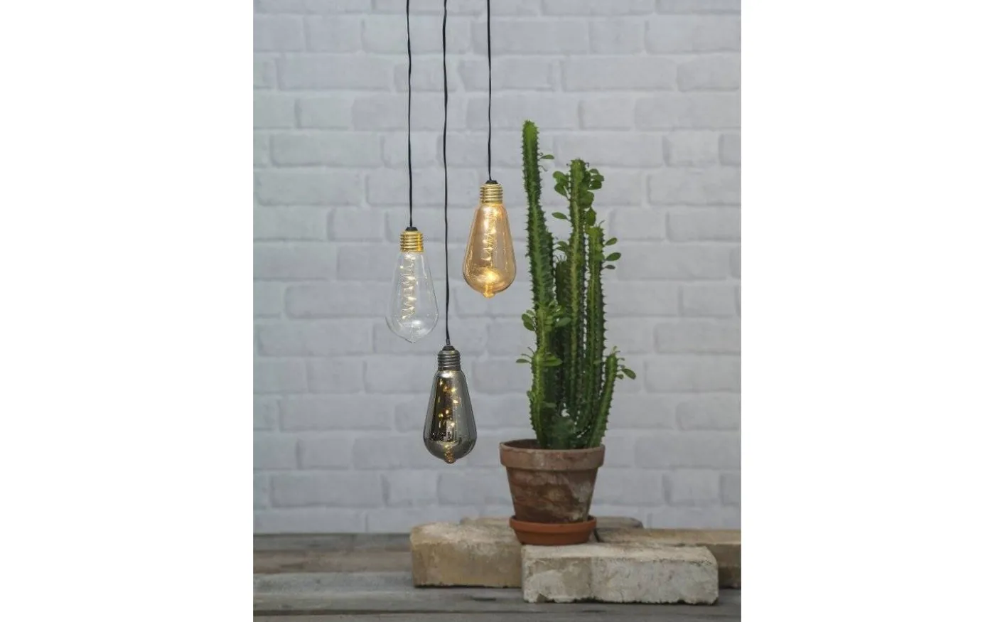 Batteridriven Hängande Dekoration Glow LED, Amber