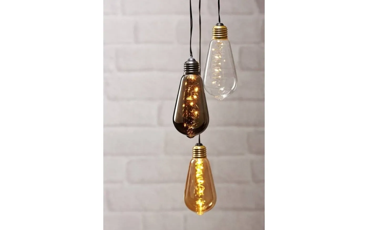 Batteridriven Hängande Dekoration Glow LED, Amber