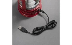 Konstsmide Batteridriven Inomhusdekoration Brevlåda med Snögubbe USB* Vattenfyllda Lyktor