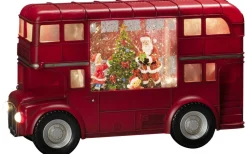 Batteridriven Inomhusdekoration Buss med Tomte