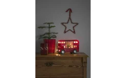 Batteridriven Inomhusdekoration Buss med Tomte