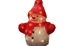 Konstsmide Batteridriven Inomhusdekoration Snögubbe 22,5cm IP20* Batteri Julpynt Utomhus