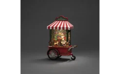 Konstsmide Batteridriven Juldekoration Vagn med Tomte* Vattenfyllda Lyktor