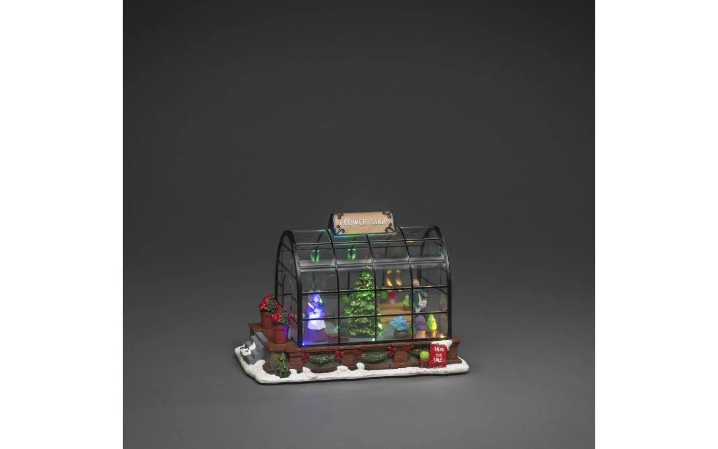 Julbyar Och Figurer|Batteri Julpynt Inomhus<Konstsmide Batteridriven Juldekoration Blomsteraffär