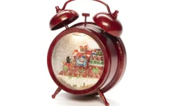 Batteridriven Juldekoration Väckarklocka med Snögubbe