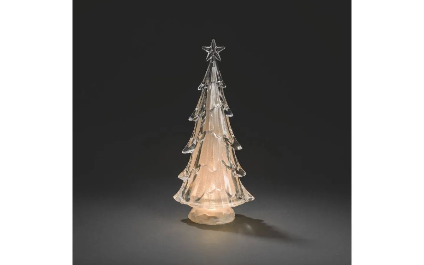 Konstsmide Batteridriven Julgran i Akryl 37cm Varmvit* Batteri Julpynt Inomhus