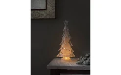 Konstsmide Batteridriven Julgran i Akryl 37cm Varmvit* Batteri Julpynt Inomhus