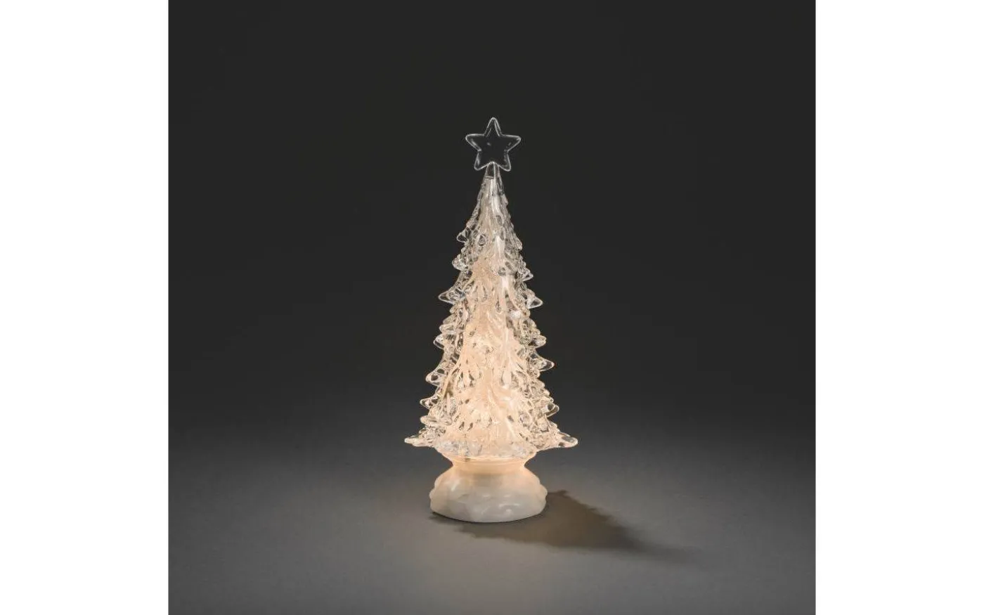 Batteridriven Julgran i Akryl 30cm Varmvit