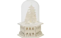 Batteri Julpynt Inomhus<Konstsmide Batteridriven Ljuslykta Siluett Gran och Djur