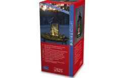 Konstsmide Batteridriven Ljuslykta Tomte 32cm IP44* Batteri Julpynt Utomhus