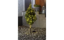 Batterislingor<Konstsmide Batteridriven Ljusslinga 7,9m med Skymningssensor Svart IP44