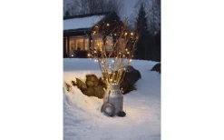 Batteridriven Ljusslinga 7,9m med Skymningssensor Amber IP44