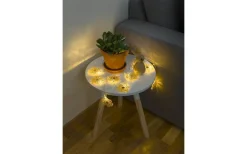 Konstsmide Batteridriven Ljusslinga 90cm Blommor Guld* Batteri Julpynt Inomhus