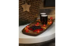 Batteridriven Ljusslinga 90cm Metallbollar Röd