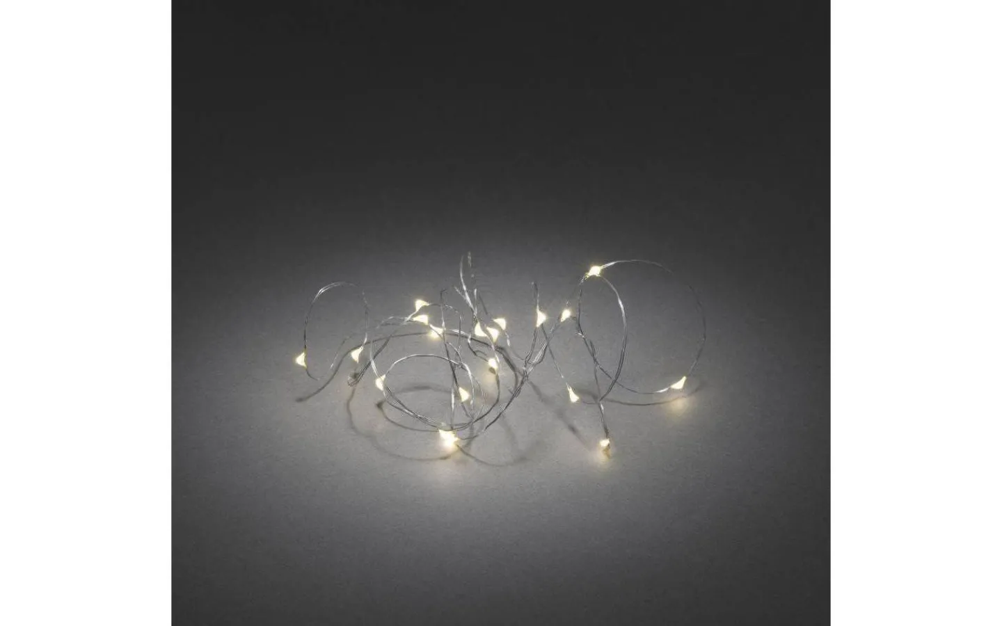 Dew Drop Slingor|Batterislingor Inomhus<Konstsmide Batteridriven Ljusslinga Micro 1,9m Silver