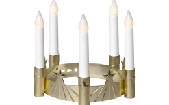 Star Trading Batteridriven Luciakrona LED Guld* Lucia