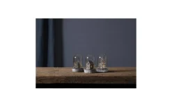 Star Trading Batteridriven Lykta Kupol Brun 3-Pack* Batteri Julpynt Inomhus