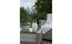 Ljuslyktor<Star Trading Batteridriven Lykta Timer 16cm Vit