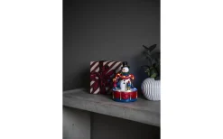 Batteridriven Mekanisk Juldekoration Snögubbe USB