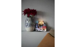 Batteridriven Mekanisk Juldekoration Husvagn USB