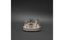 Julbyar Och Figurer<Konstsmide Batteridriven Siluett Stad med Kyrka