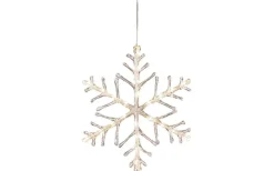 Batteridriven Snöflinga 40cm Varmvit IP44