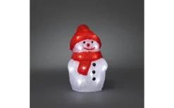 Batteridriven Snögubbe i Akryl 22cm