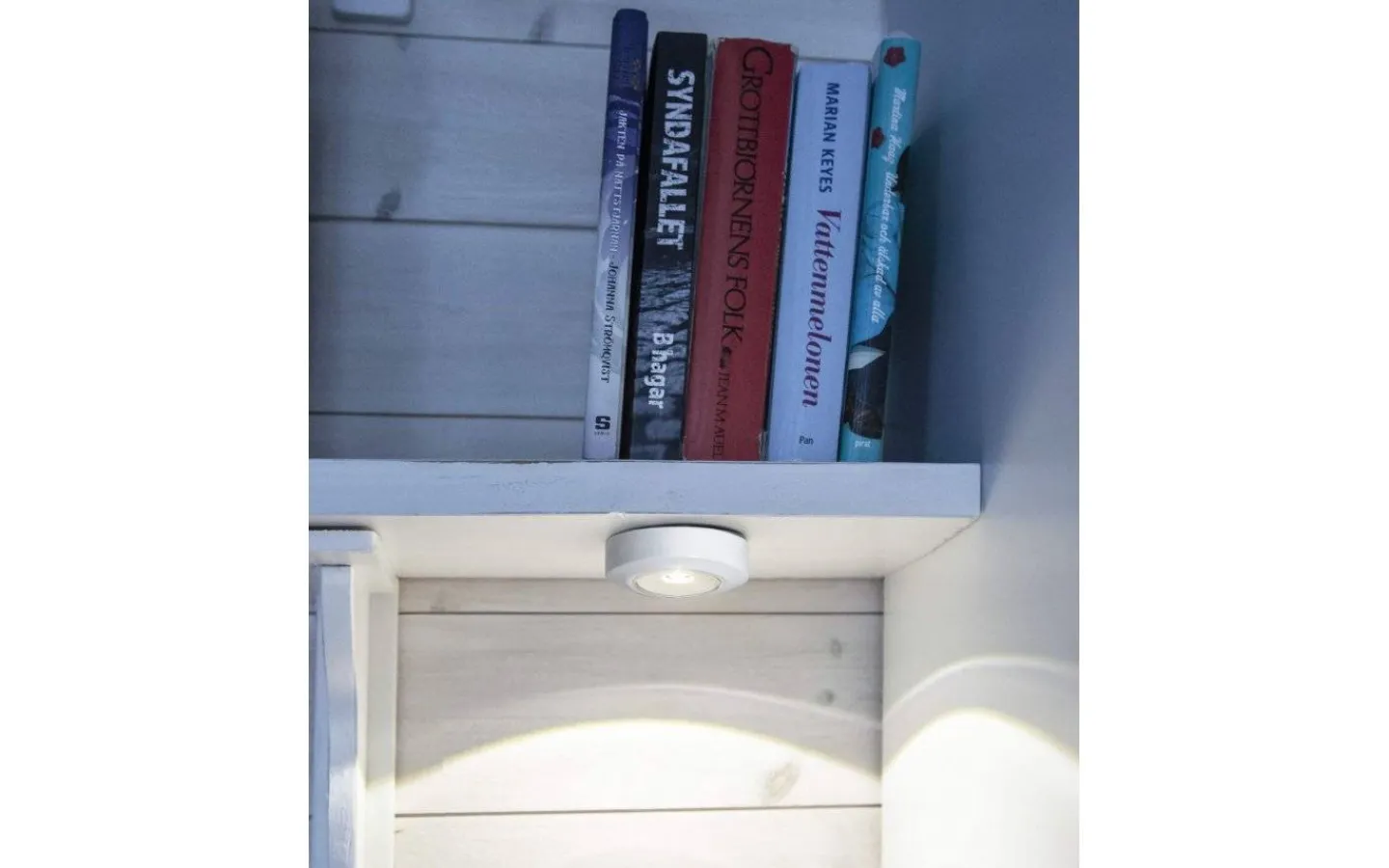 Inomhusdekorationer Batteri|Minispotlights & Ledpuckar<Star Trading Batteridriven Spotlight Vit