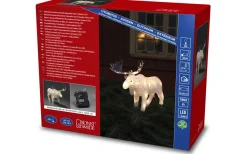 Batteri Julpynt Utomhus<Konstsmide Batteridriven Utomhusdekoration Älg 21cm IP44