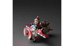 Konstsmide Batteridrivet Fiberoptiskt Flygplan med Snögubbe* Julbyar Och Figurer|Batteri Julpynt Inomhus