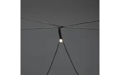 Konstsmide Batteridrivet Ljusnät 80x80cm med Skymningssensor Frost Varmvit IP44* Ljusnät|Batterislingor