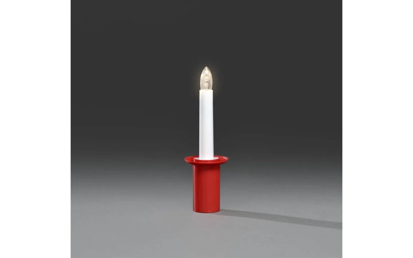 Konstsmide Batteridrivet Tärnljus Röd* Lucia