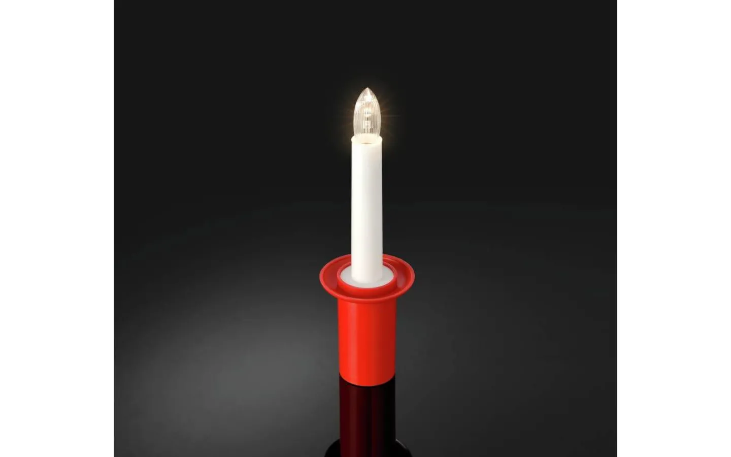 Konstsmide Batteridrivet Tärnljus Röd* Lucia