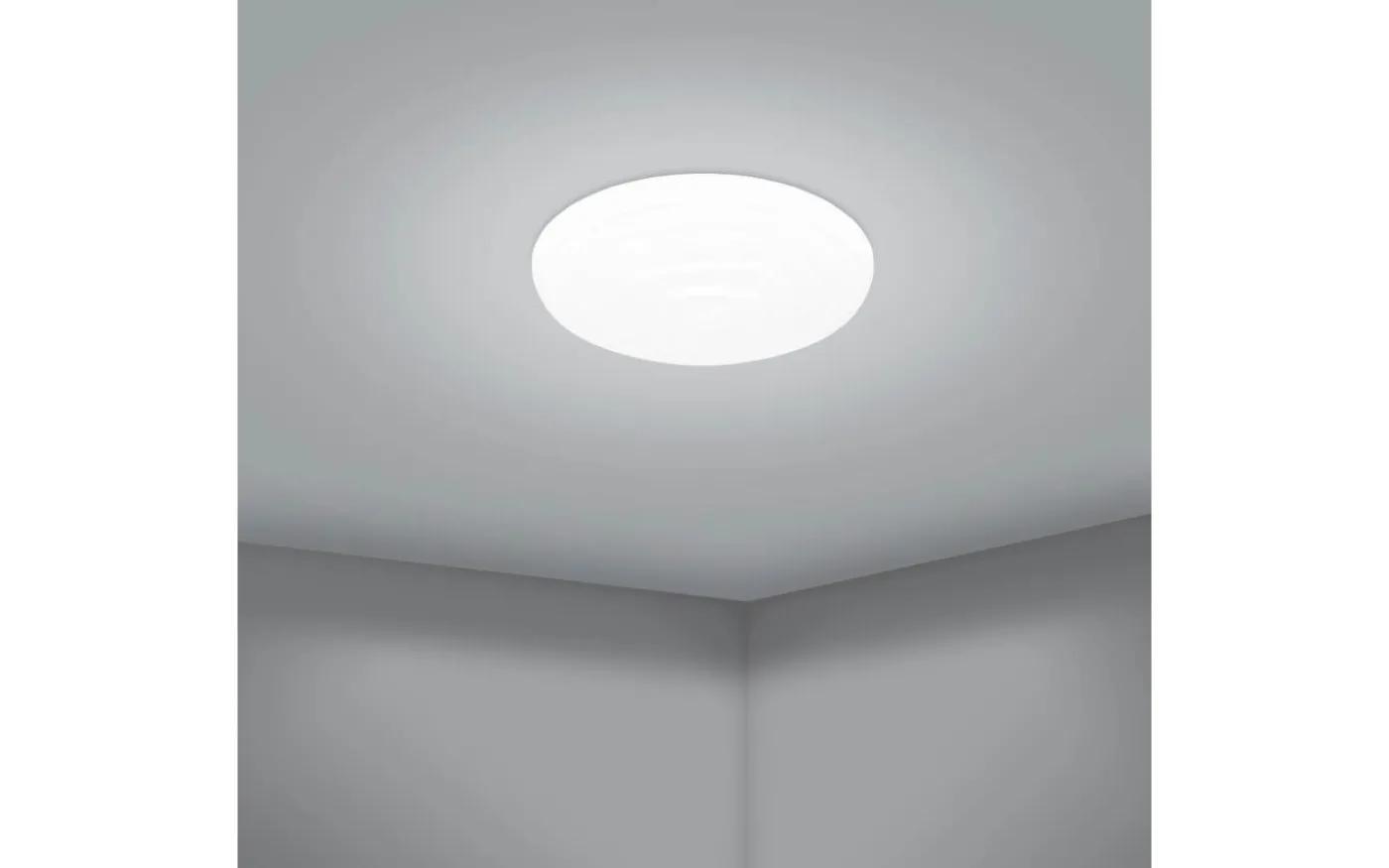 Battistona Plafond 48cm LED 3000-6500K 20,8W med Fjärrkontroll Vit