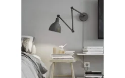 Bazar Vägglampa Grå