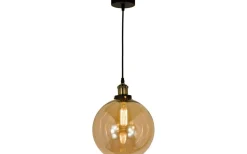 Beatrice Taklampa 25cm Amber