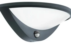 Vägglampor Utomhus<Eglo Belcreda Fasadlampa Rörelse LED 3000K 9,3W Antracit IP44