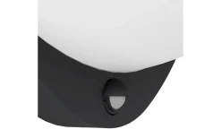 Vägglampor Utomhus<Eglo Belcreda Fasadlampa Rörelse LED 3000K 9,3W Antracit IP44