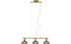 Avlånga Taklampor<Aneta Bell Taklampa 70cm Matt Mässing/Rök