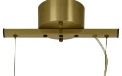 Avlånga Taklampor<Aneta Bell Taklampa 70cm Matt Mässing/Rök