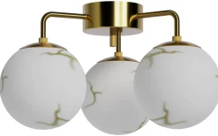 Bellagio Plafond 50cm Mässing/Vit