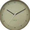 NeXtime Berlin Väggklocka 40 cm Khaki* Väggklockor